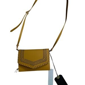 Moda Luxe Yellow Crossbody Bag